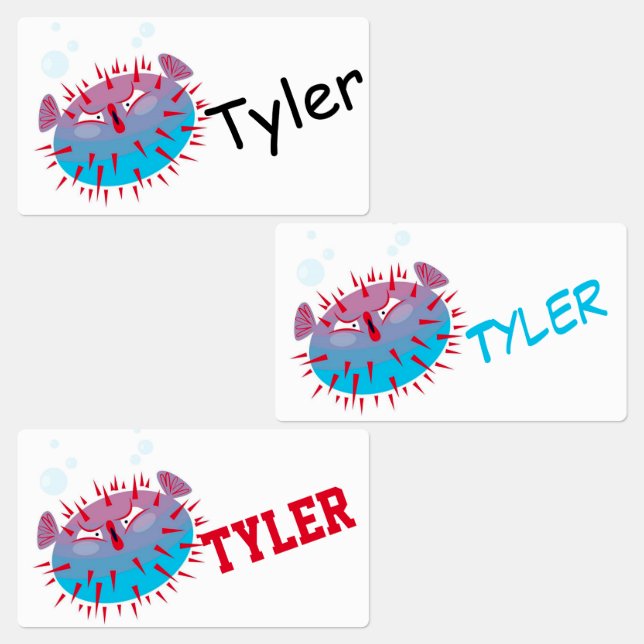 Etiketter för färsk Tecknad (Grupp)