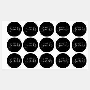 Etiketter för fästpaneler för barn