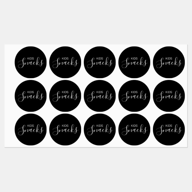 Etiketter för fästpaneler för barn (Ark)