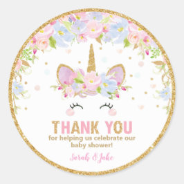 Etiketter för favoritetikett för Unicorn Baby Show