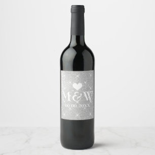 Etiketter för flaska för vin för tryck för