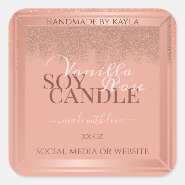 Etiketter för förpackning av Rosa Ro Guld (Framsida)