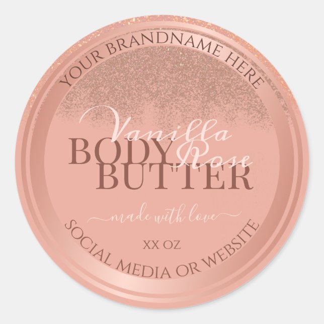 Etiketter för förpackning av Rosa Ro Guld (Framsida)