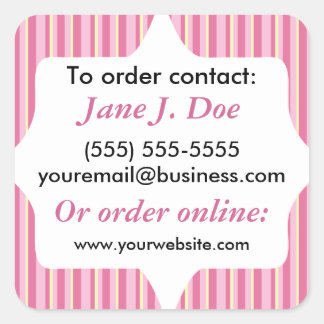 Etiketter för försäljningsbroschyr för Avon och me