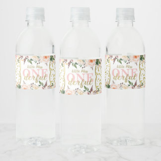 Etiketter för första Födelsedagsfesten Vatten, Boh