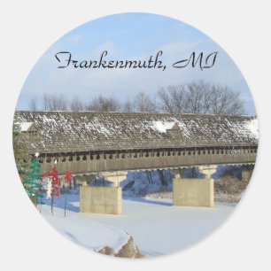 Etiketter för Frankenmuth Michigan