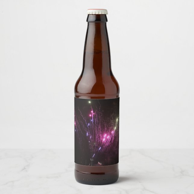 Etiketter för fyrverkeribotten (Framsida)