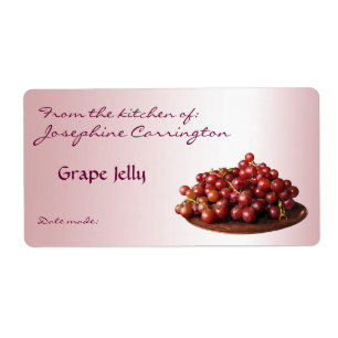 Etiketter för Grape Jelly Canning Fraktsedel
