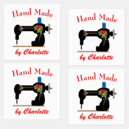 Etiketter för handgjorda Personliger