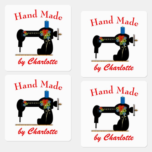 Etiketter för handgjorda Personliger (Grupp)