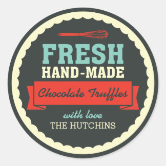 Etiketter för handgjorda presenter av vintage