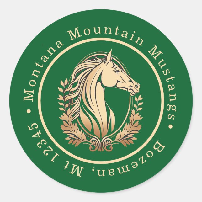 Etiketter för hästar (Framsida)