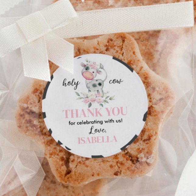 Etiketter för heliga Kow Birthday-märke (Skapare uppladdad)