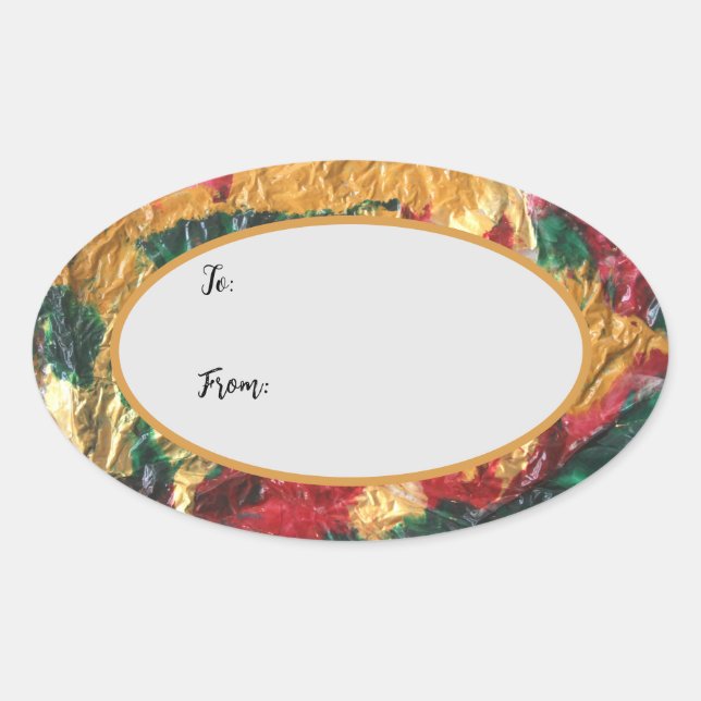 Etiketter för julklapp (Framsida)