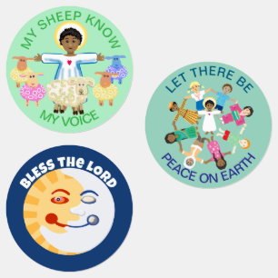 Etiketter för kristna meddelanden