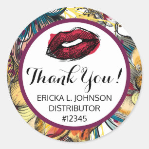 Etiketter för Lipstick Distributor Tack Labels Kis