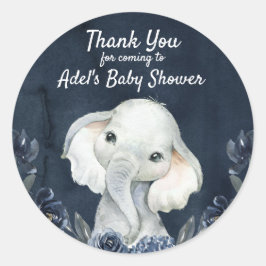 Etiketter för märkning av Blommigt i elefant