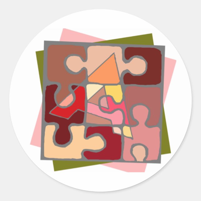 Etiketter för medvetandegörande om autism (Framsida)