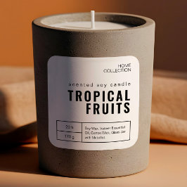 Etiketter för minimalistisk vit och svart ljus