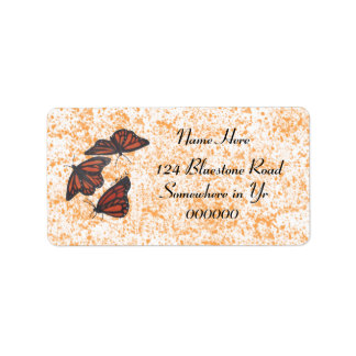 Etiketter för monarch-trion adressetikett