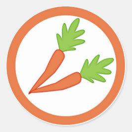 Etiketter för morotsmak