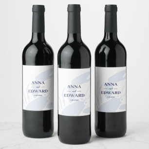 Etiketter för Nautiskt loster Bröllop Vin
