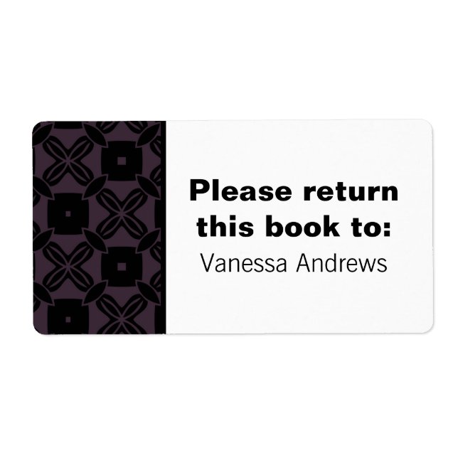 Etiketter för obekväma bokmärken fraktsedel (Framsidan)