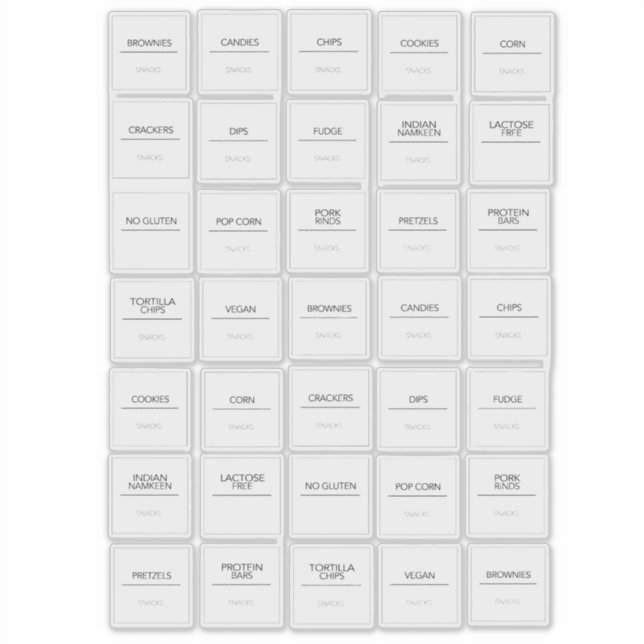 Etiketter för paneletiketter (Framsida)