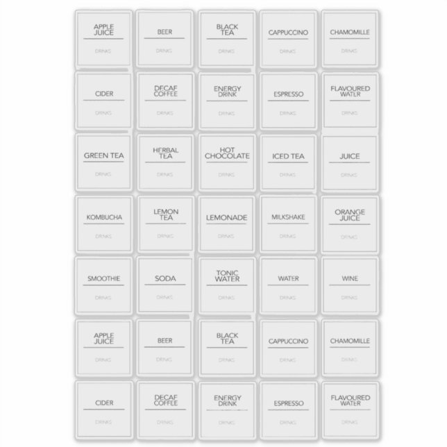 Etiketter för paneletiketter (Framsida)