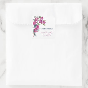 Etiketter för påssäck i Medelhavet Bougainvillea B