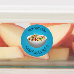 Etiketter för pasta av tonfisk