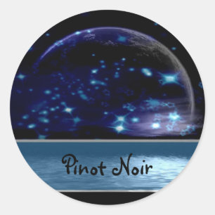 Etiketter för Pinot Noir Vin