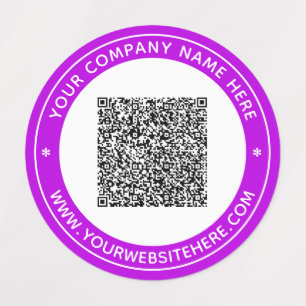 Etiketter för QR-kod och Färg-Personlig