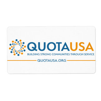 Etiketter för Quota USA Fraktsedel