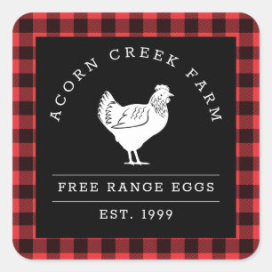 Etiketter för rasen Rustic Play Family Farm Chicke