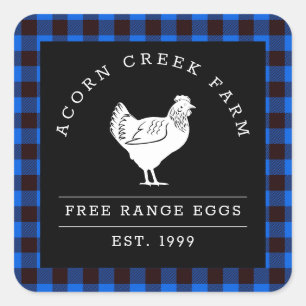 Etiketter för rasen Rustic Play Family Farm Chicke