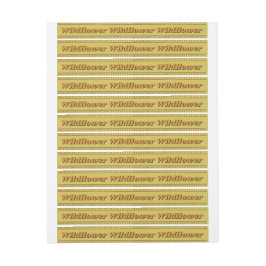 Etiketter för säkerhetsförsegling av Wildblomhonun