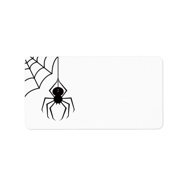 Etiketter för scenspider adressetikett (Framsidan)