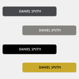 Etiketter för skoldaghem Namn