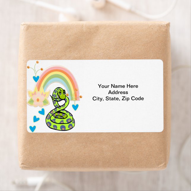 Etiketter för Snake Rainbow Fraktsedel (Insitu)
