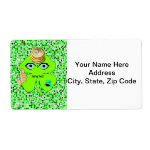 Etiketter för St. Patrick-Day Fraktsedel