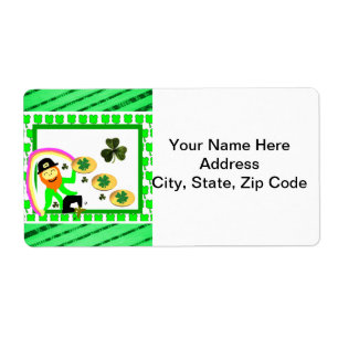 Etiketter för St. Patrick-Day Fraktsedel