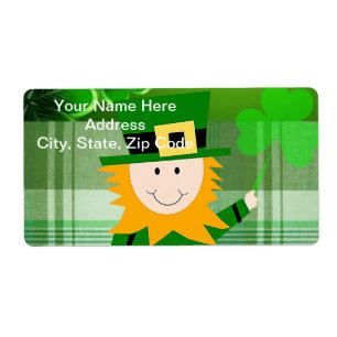 Etiketter för St. Patrick-Day Fraktsedel