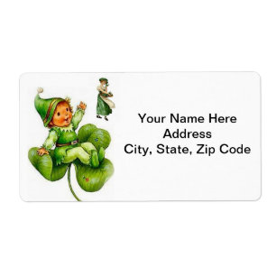 Etiketter för St. Patrick-Day Fraktsedel