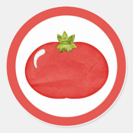Etiketter för tomatcirkelformade etiketter