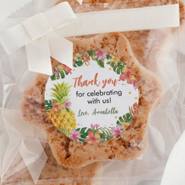 Etiketter för tropisk Blommigt (Skapare uppladdad)