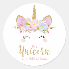 Etiketter för Unicorn inspirational Sticker-favori