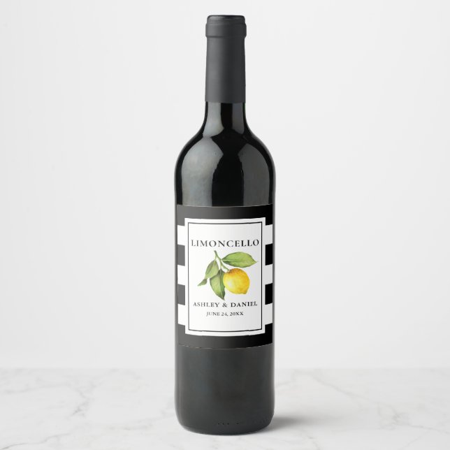 Etiketter för vattenfärgsetiketter i Limoncello Fl (Framsida)