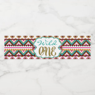 Etiketter för vild en Vattenflaska