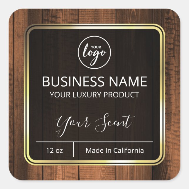 Etiketter för vintage av ljus (Framsida)